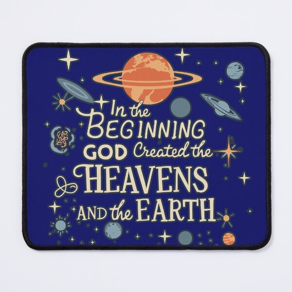 Item preview, Genesis 1:1 Bible Verse – “In the Beginning God Created the Heavens and the Earth” designed and sold by poptren.