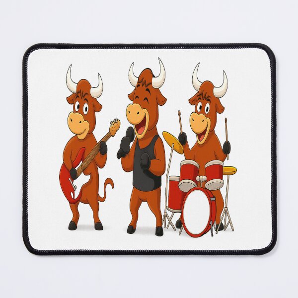 Item preview, cartoon bull band,the taurus designed and sold by JamesDunican.