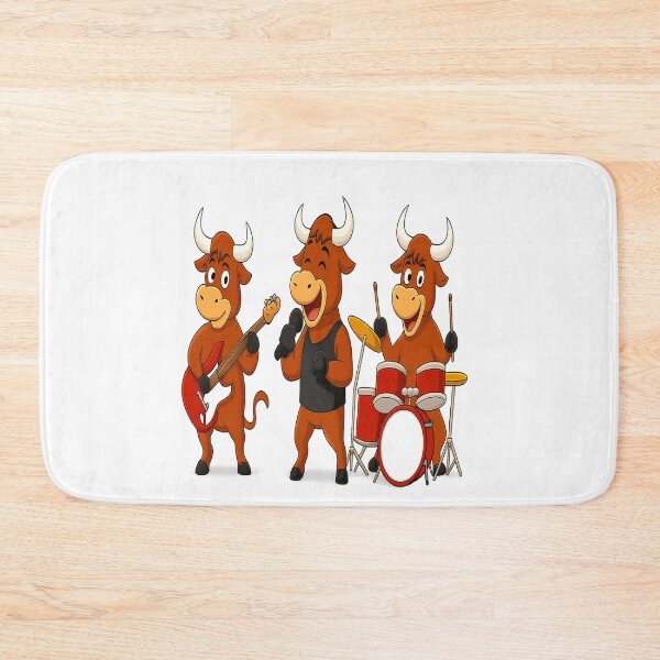 Item preview, cartoon bull band,the taurus designed and sold by JamesDunican.
