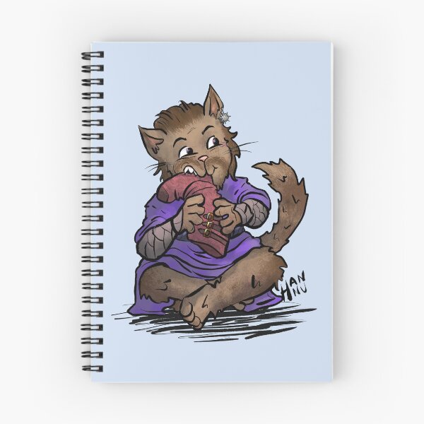 Item preview, Gale De-cat-rios munching on a magical boot designed and sold by Hannu-Made-This.