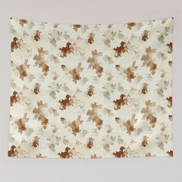 Item preview, Watercolor Cow Print Pattern | Tan Western Farmhouse Aesthetic designed and sold by PaperieJennifer.