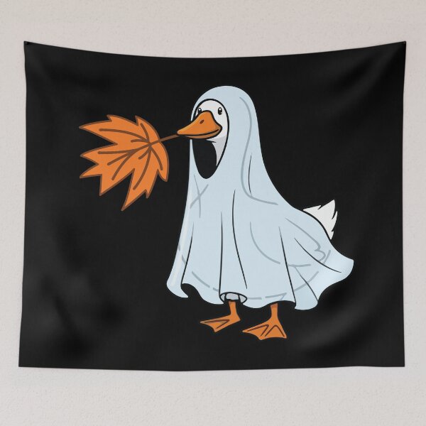 Item preview, Ghostly Goose With a Leaf Twist designed and sold by THEVONZA.