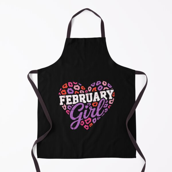 Item preview, Born In February Girl Birthday Leopard Heart Valentine's Day designed and sold by clothesy7.