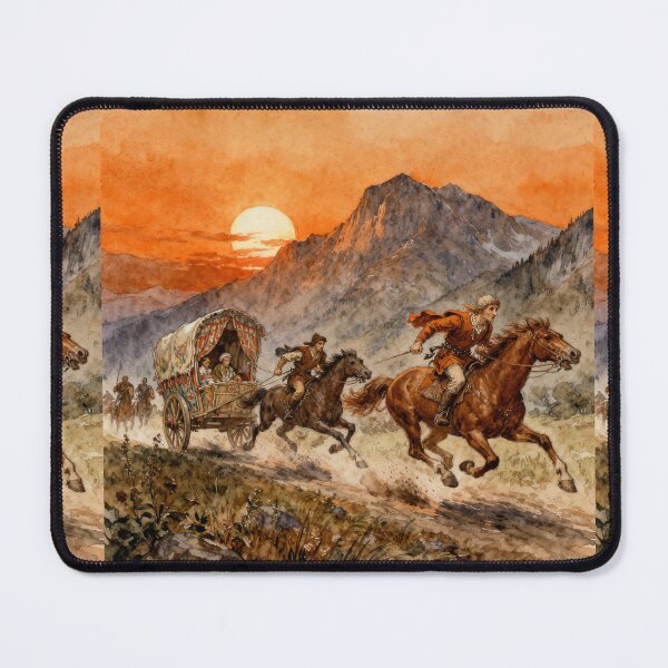 Item preview, In Transylvania they chase Dracula Illustration from Bram Stoker's Dracula character portrait art designed and sold by Vintage Designs +.