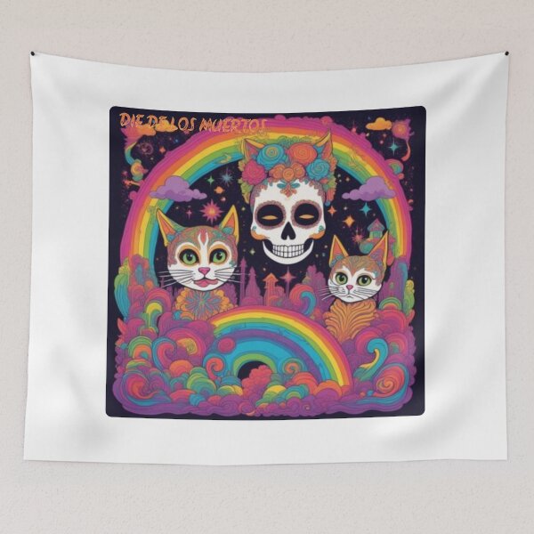 Item preview, dia de los muertos pets designed and sold by MYTHICAL ME.