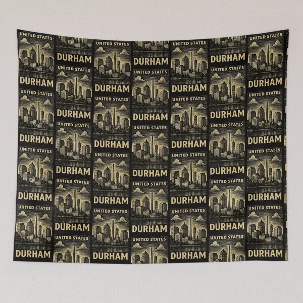 Item preview, Durham USA Linocut Style  designed and sold by Thistle-TShop.
