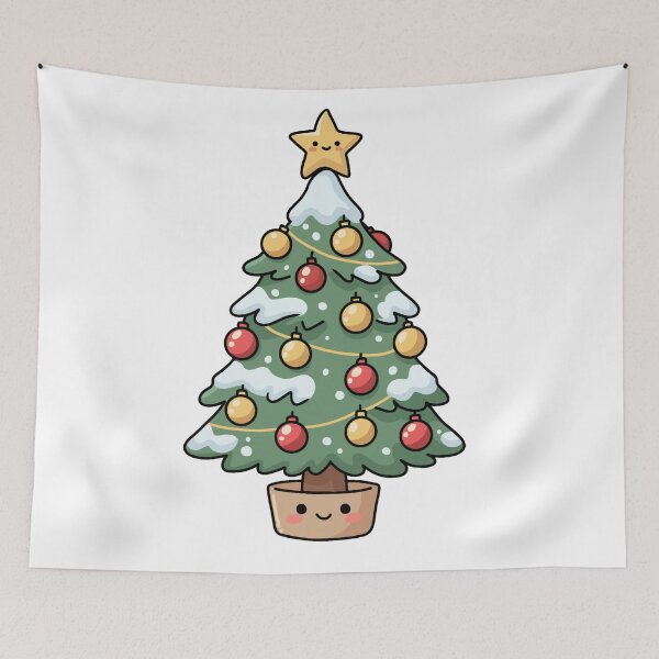 Item preview, cute christmas tree designed and sold by AttaboyStudio.