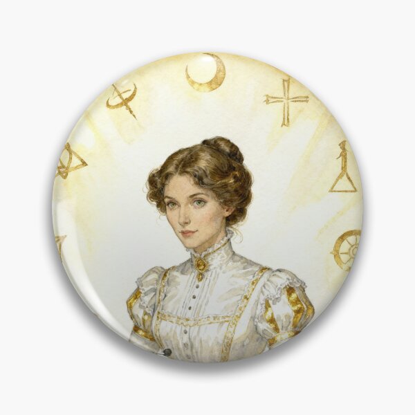 Item preview, Miss Mina Murray Illustration from Bram Stoker's Dracula character portrait art designed and sold by Vintage Designs +.
