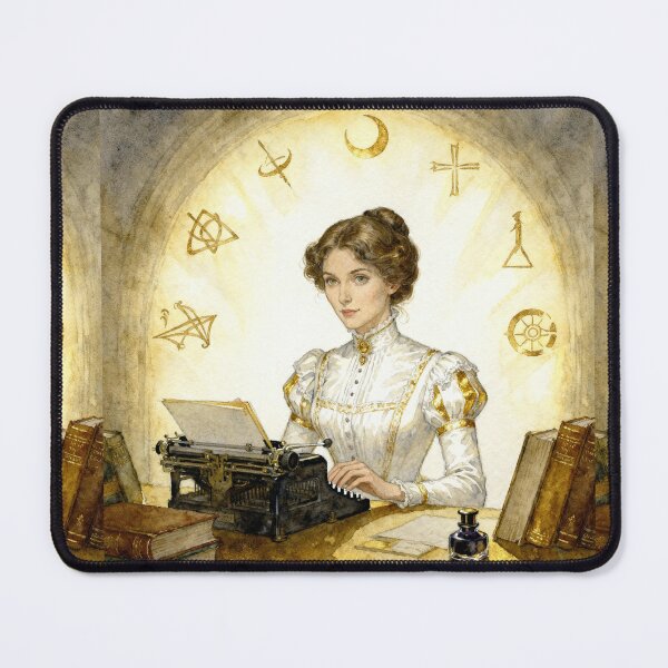 Item preview, Miss Mina Murray Illustration from Bram Stoker's Dracula character portrait art designed and sold by Vintage Designs +.