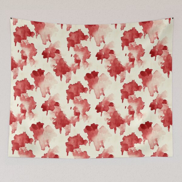 Item preview, Watercolor Cow Print Pattern | Red Western Farmhouse Aesthetic designed and sold by PaperieJennifer.