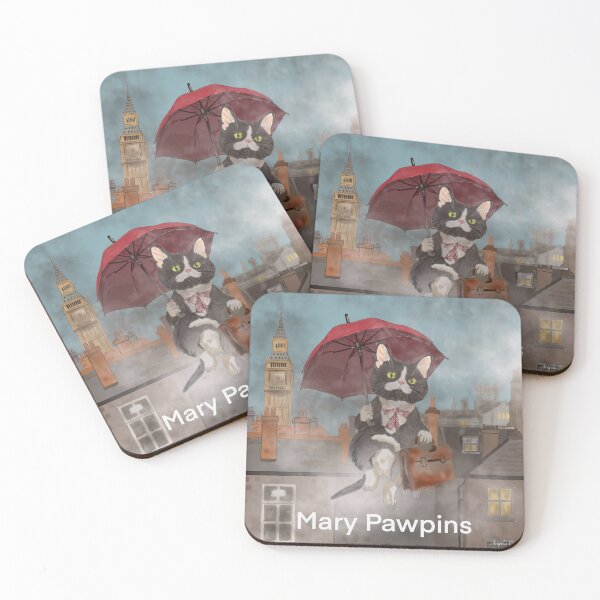 Item preview, Mary Pawpins designed and sold by TabbyCatStudios.