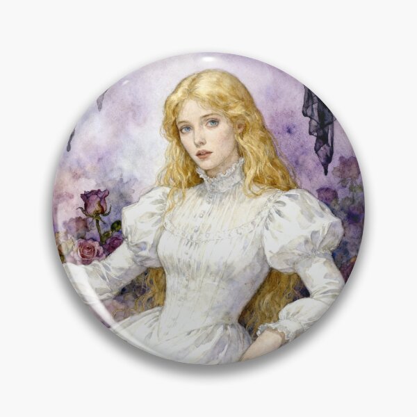 Item preview, Miss Lucy Westenra Illustration from Bram Stoker's Dracula character portrait art designed and sold by Vintage Designs +.