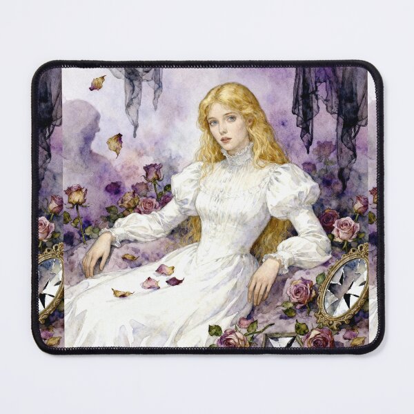 Item preview, Miss Lucy Westenra Illustration from Bram Stoker's Dracula character portrait art designed and sold by Vintage Designs +.