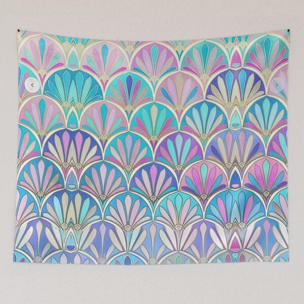 Item preview, 1920s ART DECO SCALLOP PATTERN designed and sold by INNERHARMONY2.