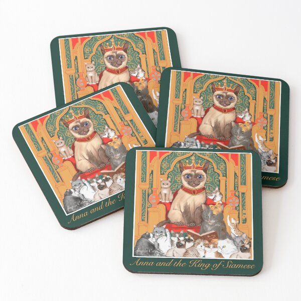 Item preview, Anna and the King of Siamese designed and sold by TabbyCatStudios.