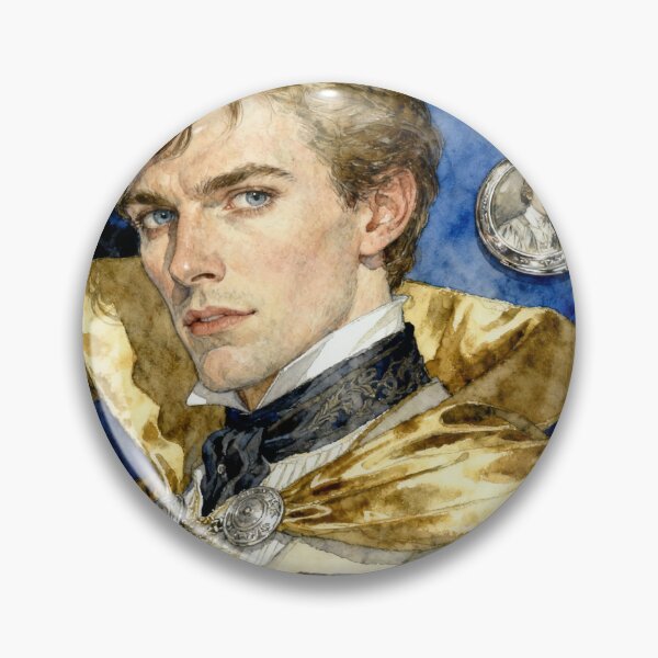 Item preview, Arthur Holmwood Illustration from Bram Stoker's Dracula character portrait art designed and sold by Vintage Designs +.