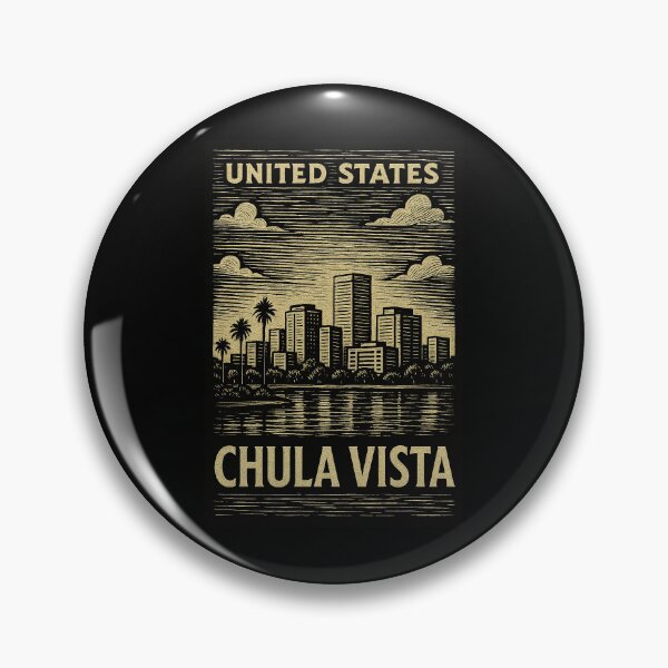 Item preview, Chula Vista USA Linocut Style  designed and sold by Thistle-TShop.
