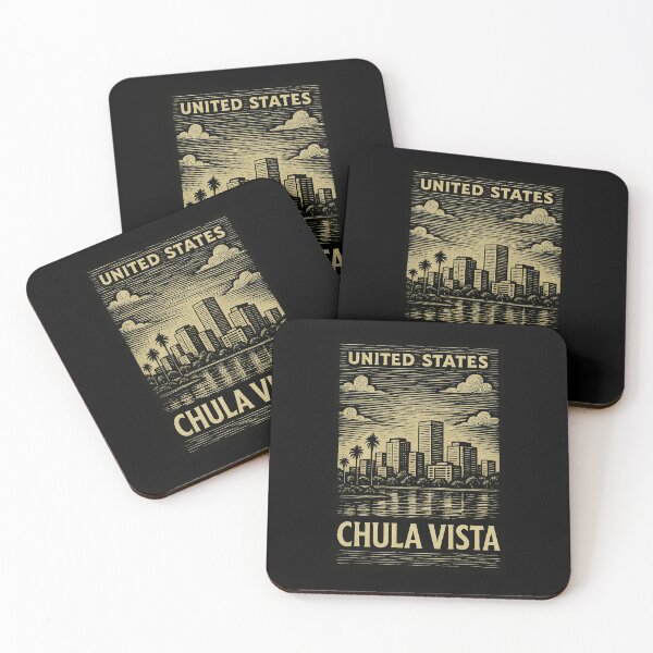 Item preview, Chula Vista USA Linocut Style  designed and sold by Thistle-TShop.