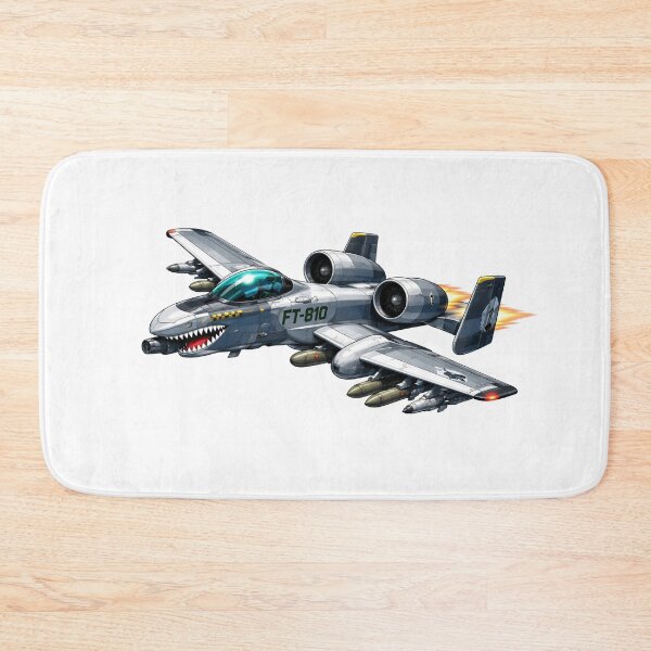 Item preview, Shark Mouth Silver Tactical Attack Jet Art designed and sold by Combat Skies.