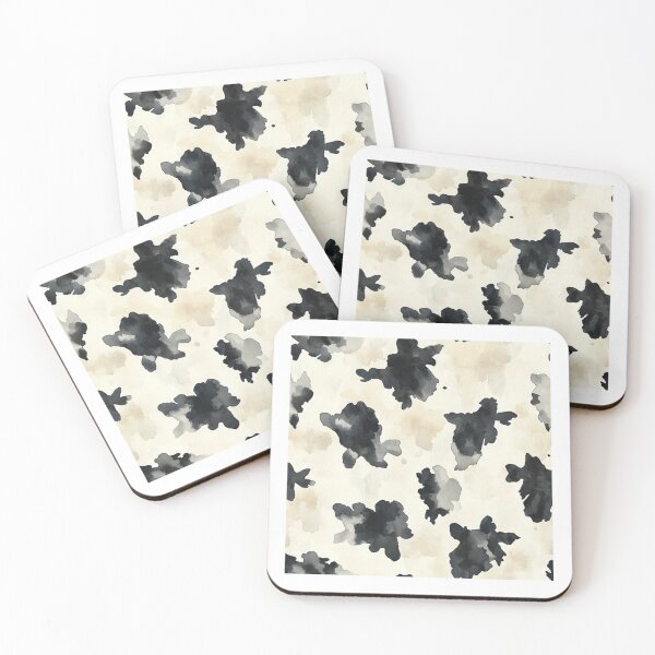 Item preview, Watercolor Cow Print Pattern | Black Western Farmhouse Aesthetic designed and sold by PaperieJennifer.