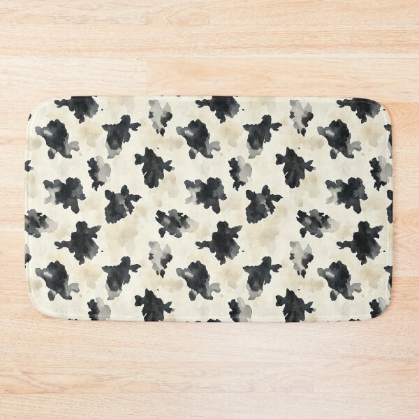 Item preview, Watercolor Cow Print Pattern | Black Western Farmhouse Aesthetic designed and sold by PaperieJennifer.