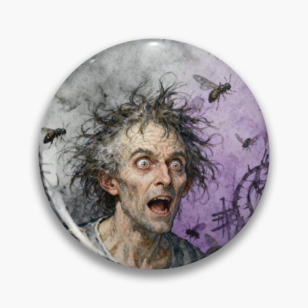 Item preview, R.M. Renfield the slave to the Count Illustration from Bram Stoker's Dracula character portrait art designed and sold by Vintage Designs +.
