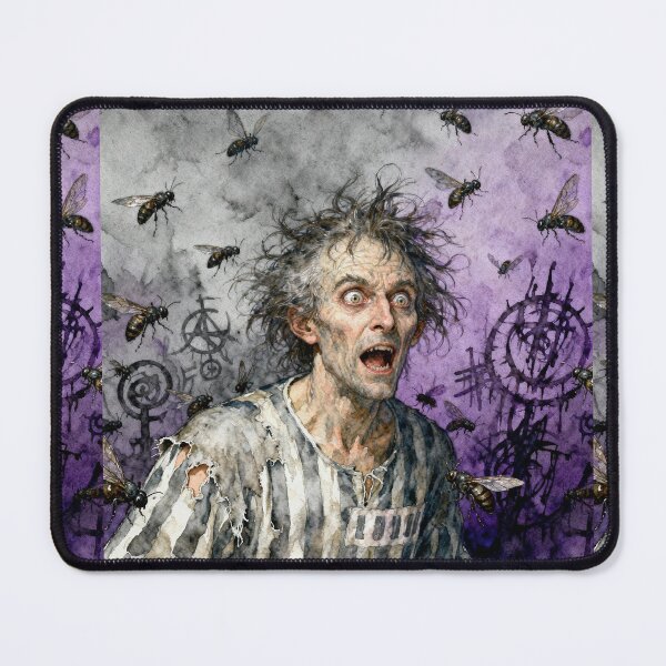 Item preview, R.M. Renfield the slave to the Count Illustration from Bram Stoker's Dracula character portrait art designed and sold by Vintage Designs +.