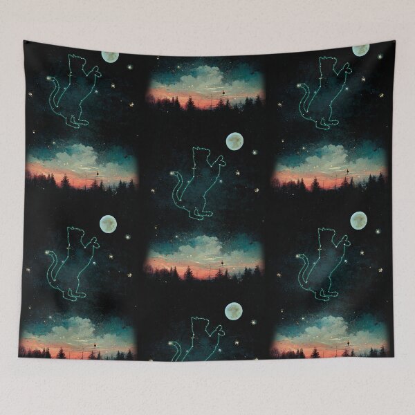 Item preview, Cat Constellation designed and sold by TheSamuraiCat.