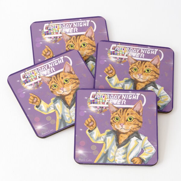 Item preview, Catturday Night Fever designed and sold by TabbyCatStudios.