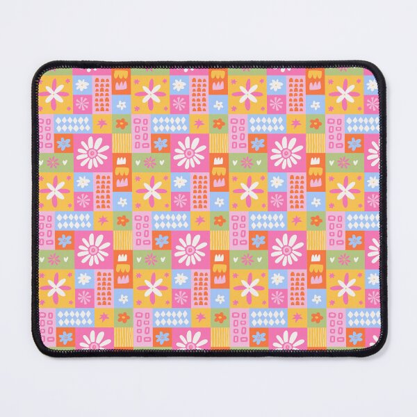 Item preview, Colorful Patchwork Pattern | Bright Quilted Geometric Design | Vibrant Modern Textile Art designed and sold by Molly's Bold Brush.
