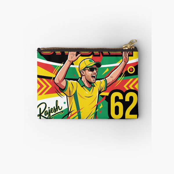 Item preview, Travball Inspired Cricket Poster – 62 Wickets Sports Wall Art designed and sold by AbstractAuraArt.