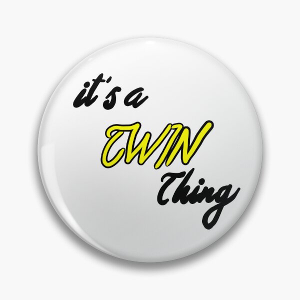 Item preview, It's a TWIN thing - Yellow  designed and sold by cherrynat1.