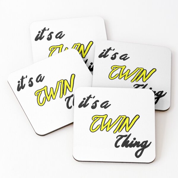 Item preview, It's a TWIN thing - Yellow  designed and sold by cherrynat1.