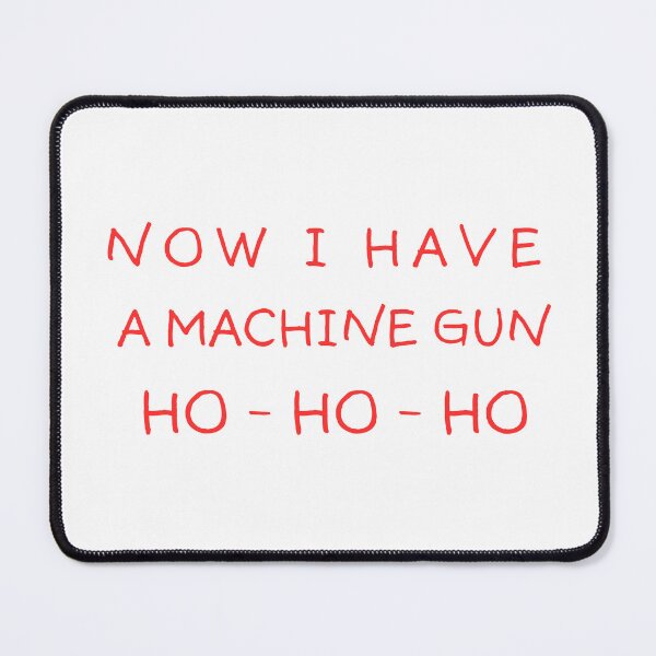 Item preview, Now I Have a Machine Gun Ho Ho Ho Funny Christmas Sweatshirt designed and sold by Black & Aura .