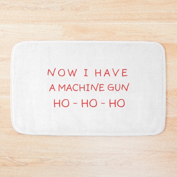 Item preview, Now I Have a Machine Gun Ho Ho Ho Funny Christmas Sweatshirt designed and sold by Black & Aura .