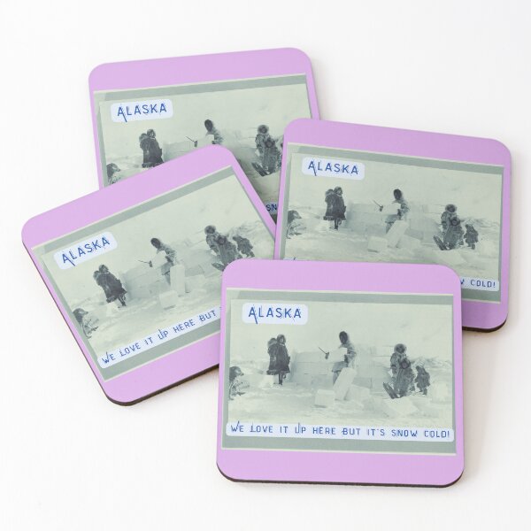 Item preview, Alaska: We love it up here but it's Snow Cold!  designed and sold by NoisyNosyNancy.