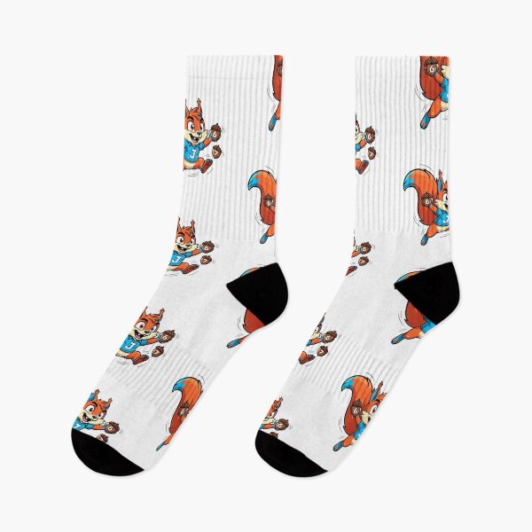 Item preview, Cute Squirrel Mascot Juggling Acorns – Lucky 67 Jersey designed and sold by w66aboo.