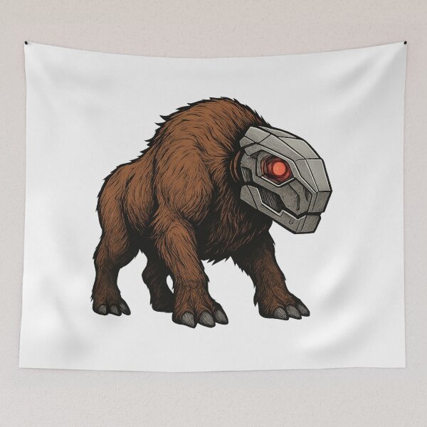 Item preview, CyberBeast Titan – Futuristic Hybrid Creature designed and sold by luckyyouth.