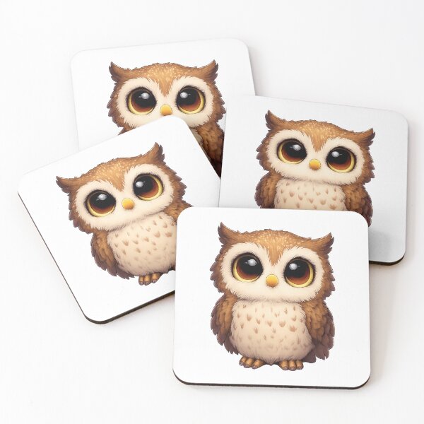 Item preview, Cute Owl Illustration – Adorable Owl Art, Kawaii Animal Design, Owl Lover Gift designed and sold by Bure-NS.