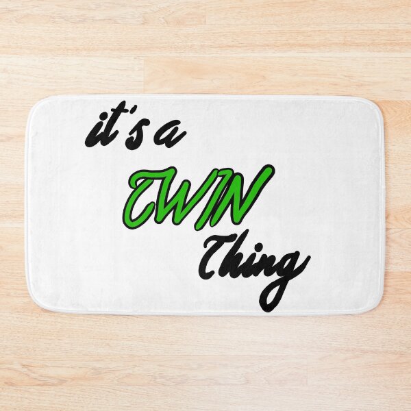 Item preview, It's a TWIN thing - Green  designed and sold by cherrynat1.