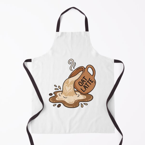 Item preview, Oat Latte Spilled Coffee Heart Cute Vector Illustration designed and sold by chattsuede.