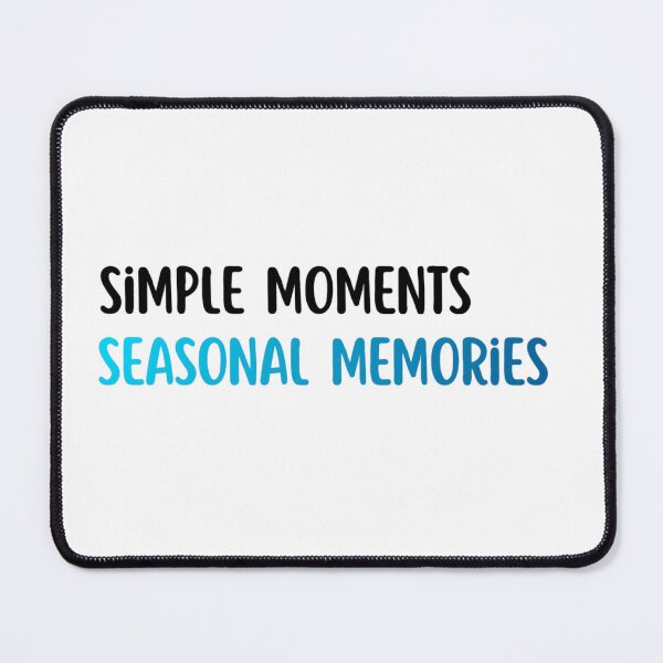 Item preview, Simple Moments, Seasonal Memories – Minimal Holiday Typography designed and sold by TorqueThread.