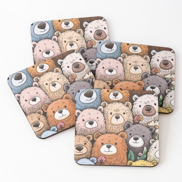 Item preview, Seamless Bears pattern  designed and sold by GraphicMondaze.