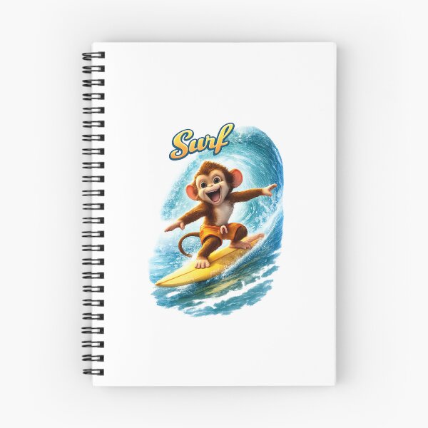 Item preview, swimming monkey on the wave designed and sold by Taoufik79-shop.