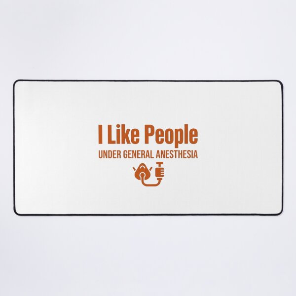 Item preview, I Like People Under General Anesthesia Funny Medical Graphic for Nurse designed and sold by chattsuede.