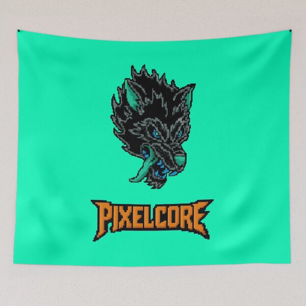 Item preview, Wolf Pixel Art {PIXELCORE} designed and sold by PIXELCORE-TEE.