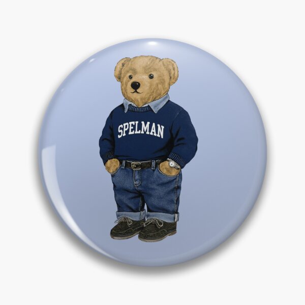 Item preview, Spelman University vintage teddy man designed and sold by seaysaltcreates.