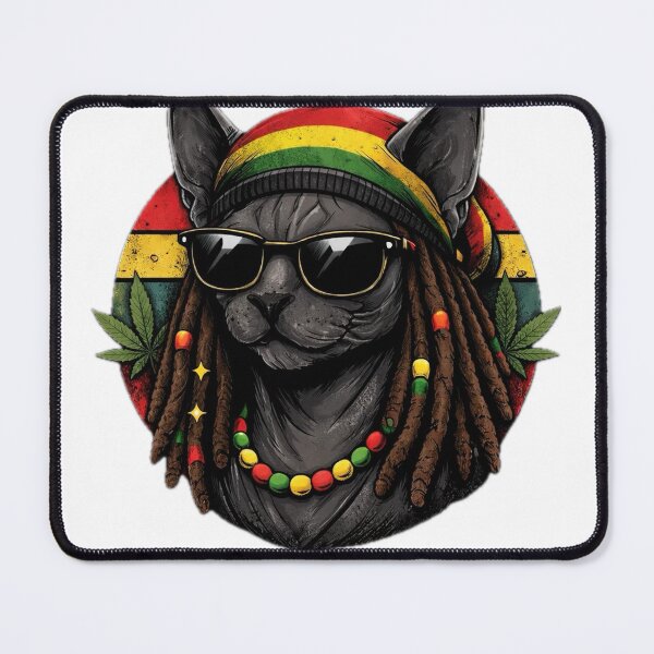 Item preview, Rasta Cat With Dreadlocks designed and sold by Furvisors.