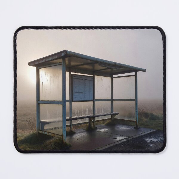 Item preview, Waiting at an Empty Bus Stop designed and sold by quibrak.