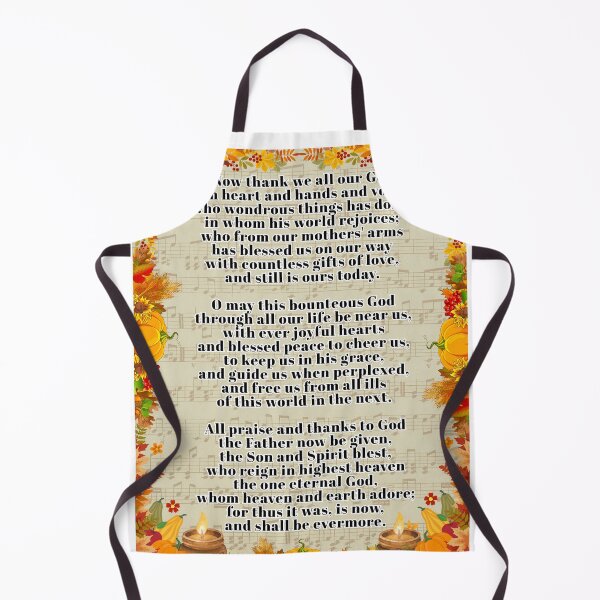 Item preview, Now Thank We All our God Thanksgiving hymn prayer designed and sold by stella literarium.